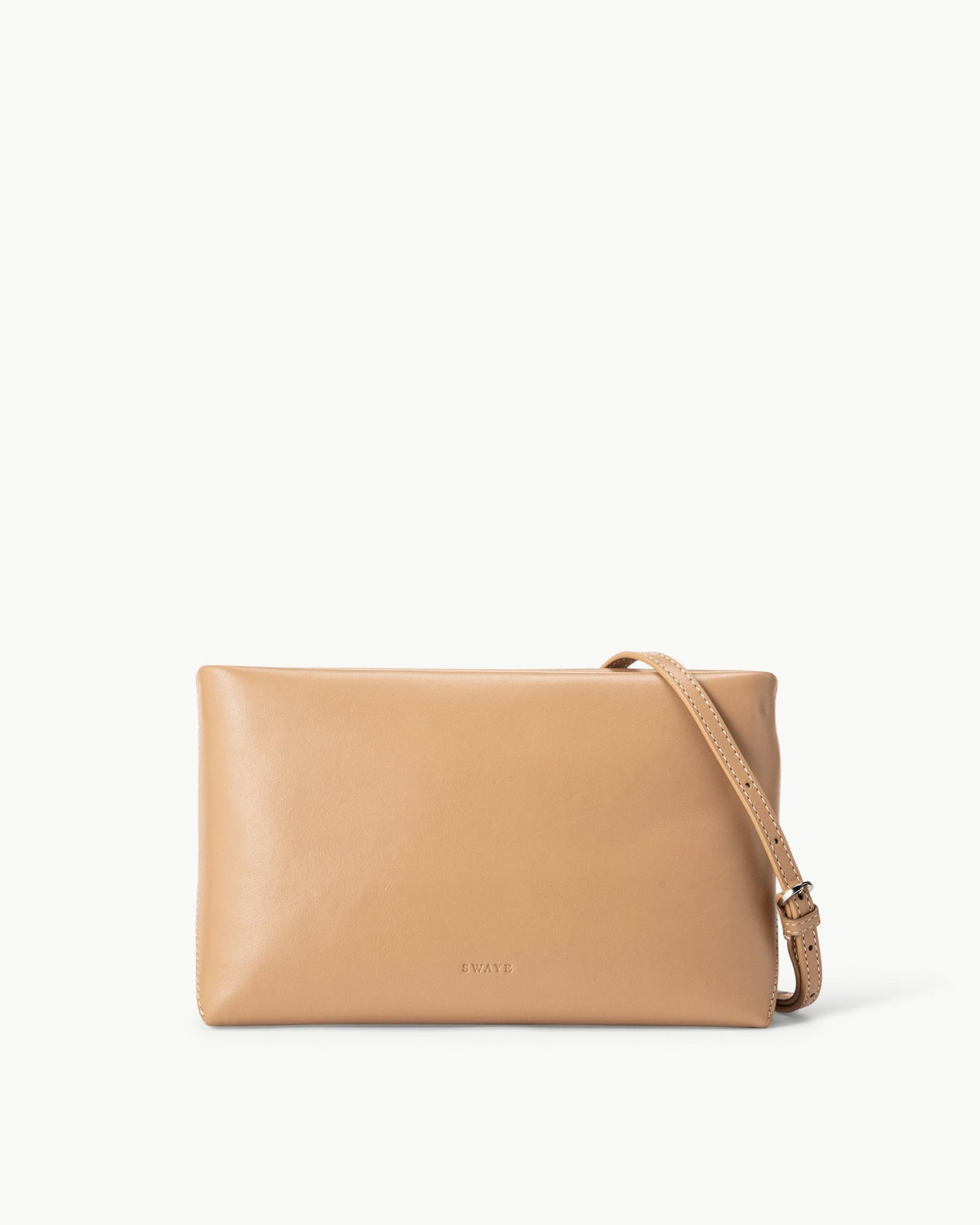The Arden Crossbody in Cappuccino Textured Leather – SWAYE
