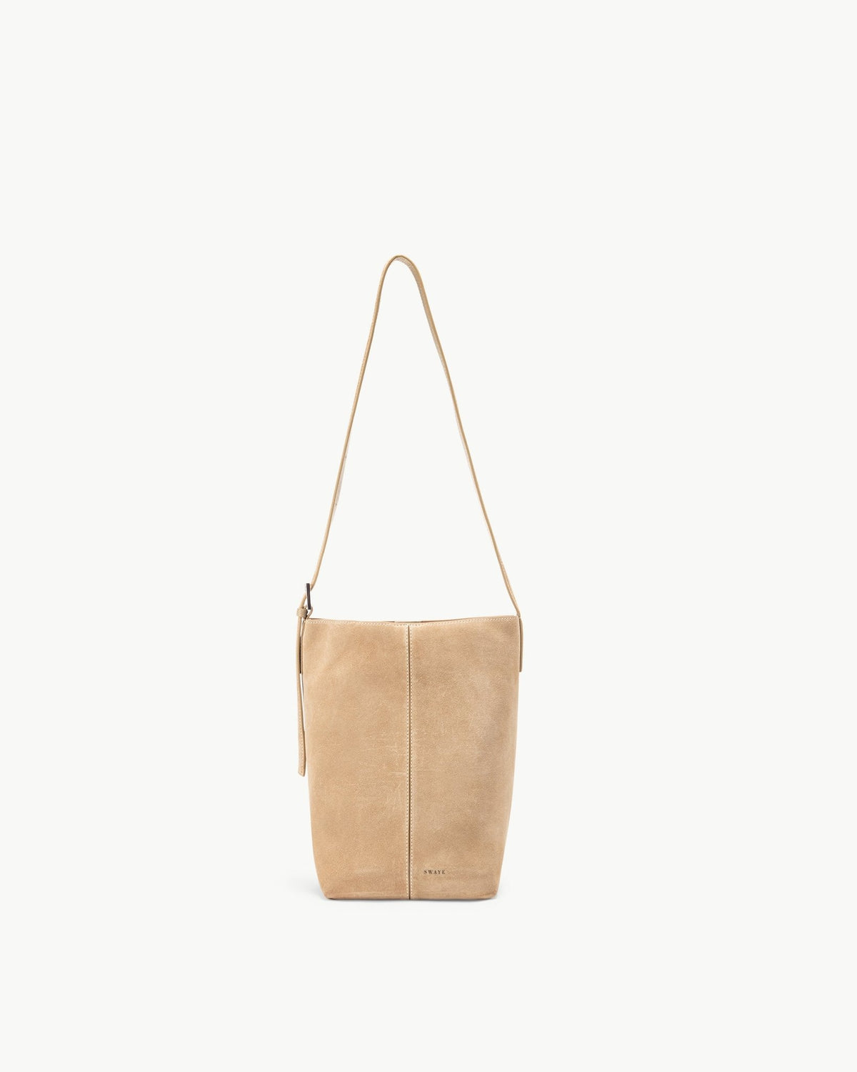 The Ines Bucket in Sand Suede Leather – SWAYE