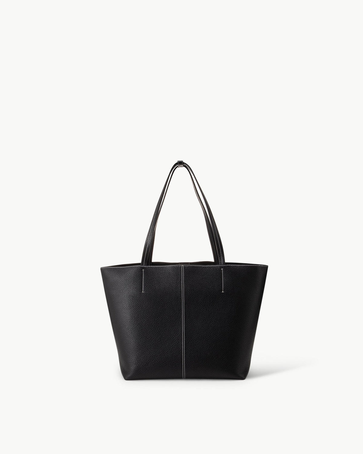 The Sloane Tote in Black Pebble Leather – SWAYE