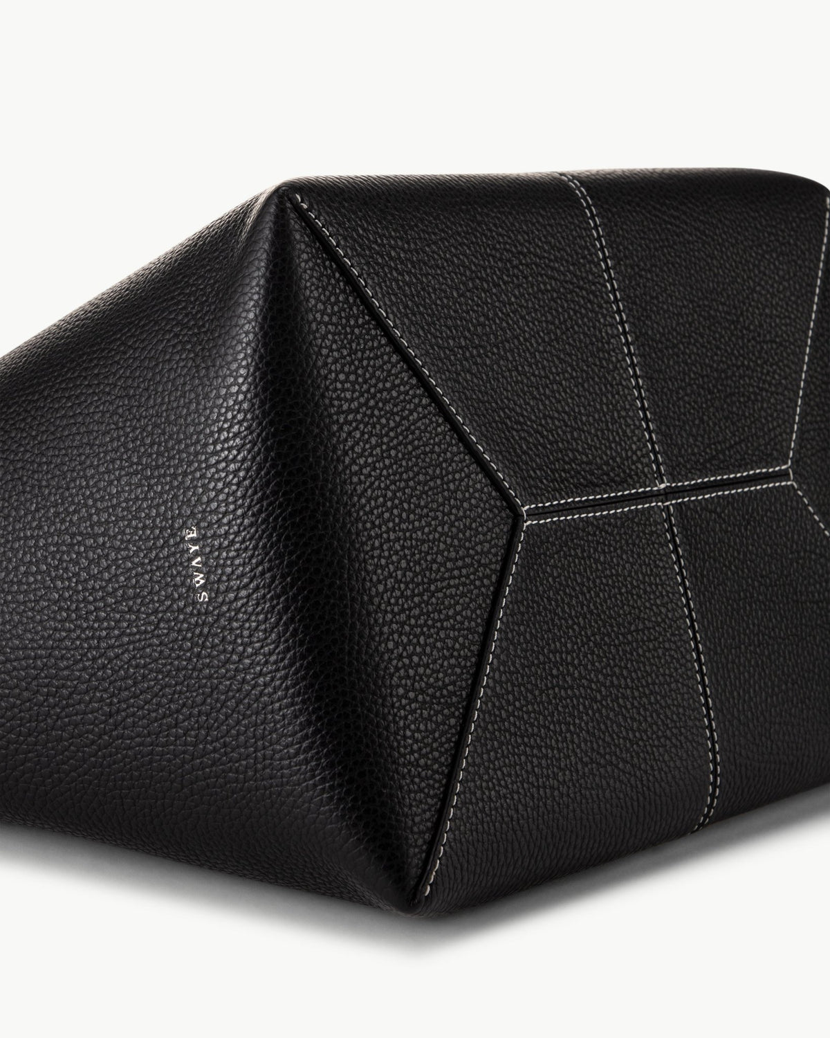 The Sloane Tote in Black Pebble Leather – SWAYE