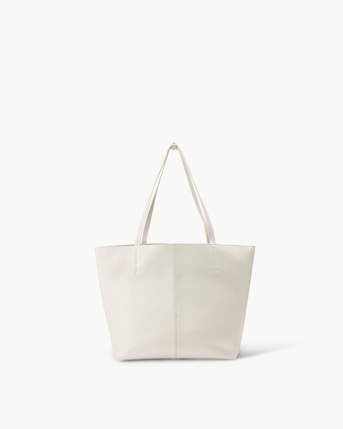 The Sloane Tote in Cream Pebble Leather – SWAYE