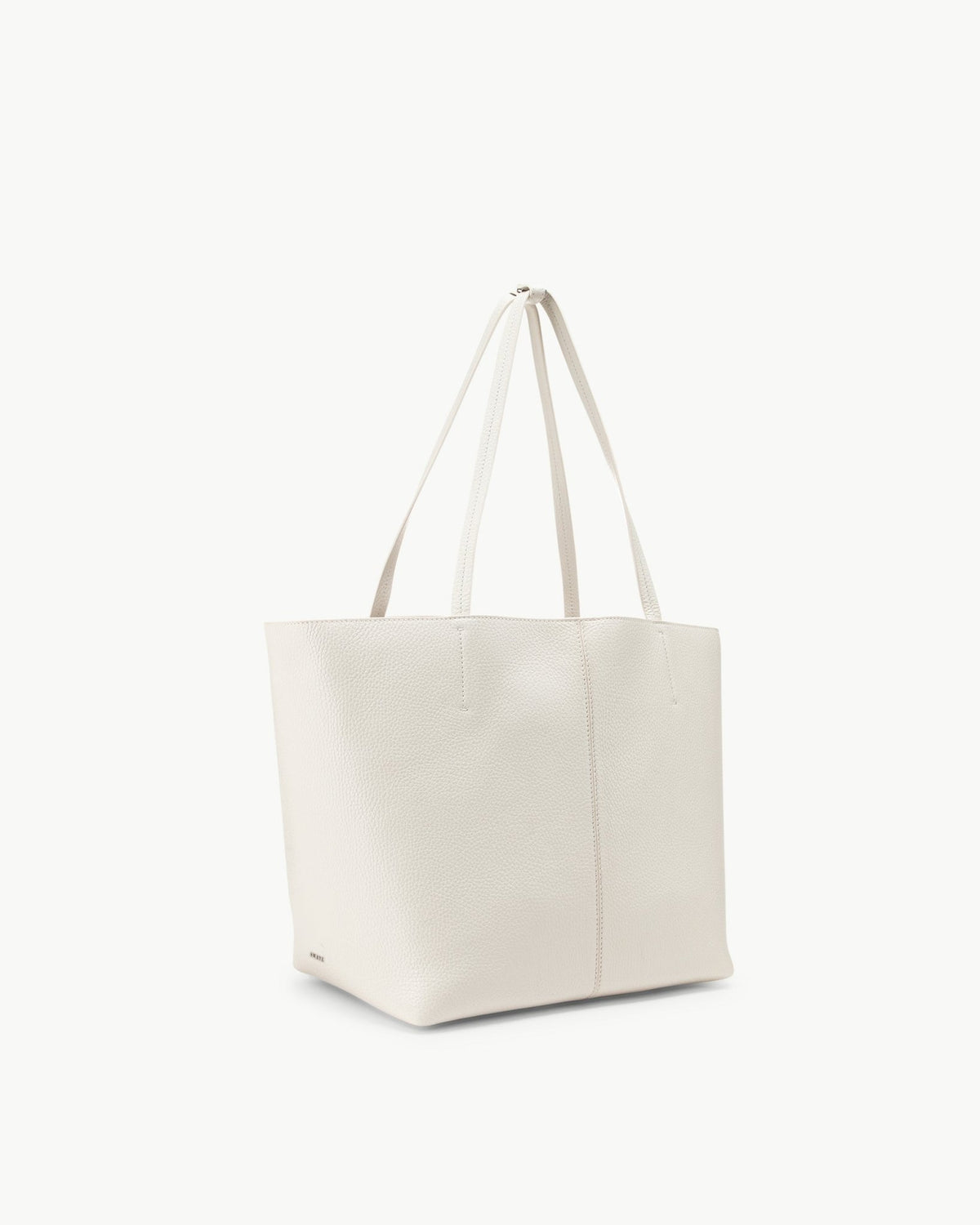 The Sloane Tote in Cream Pebble Leather – SWAYE