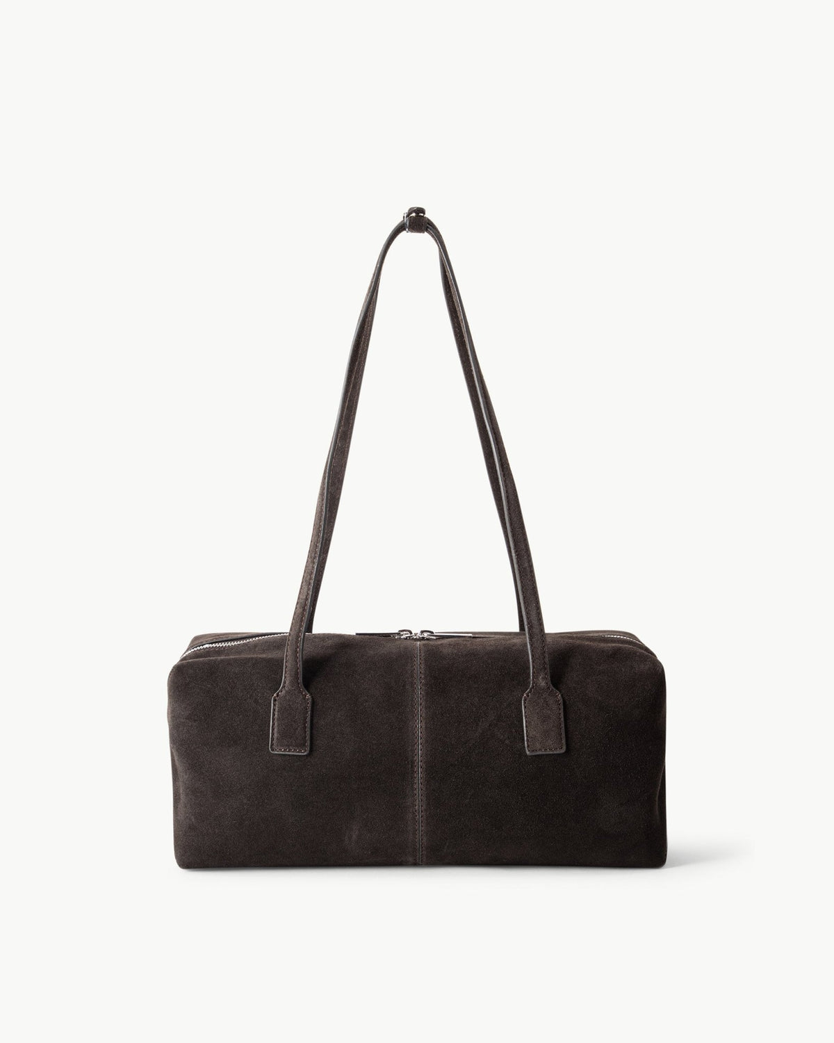 The Sylvie Shoulder in Espresso Suede Leather – SWAYE