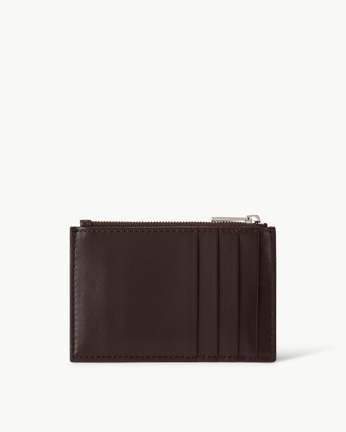 Swaye Top Zip Card Holder in Tobacco Textured Leather – SWAYE