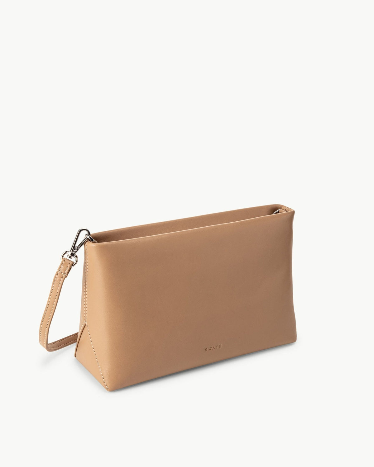 The Arden Crossbody in Cappuccino Textured Leather – SWAYE
