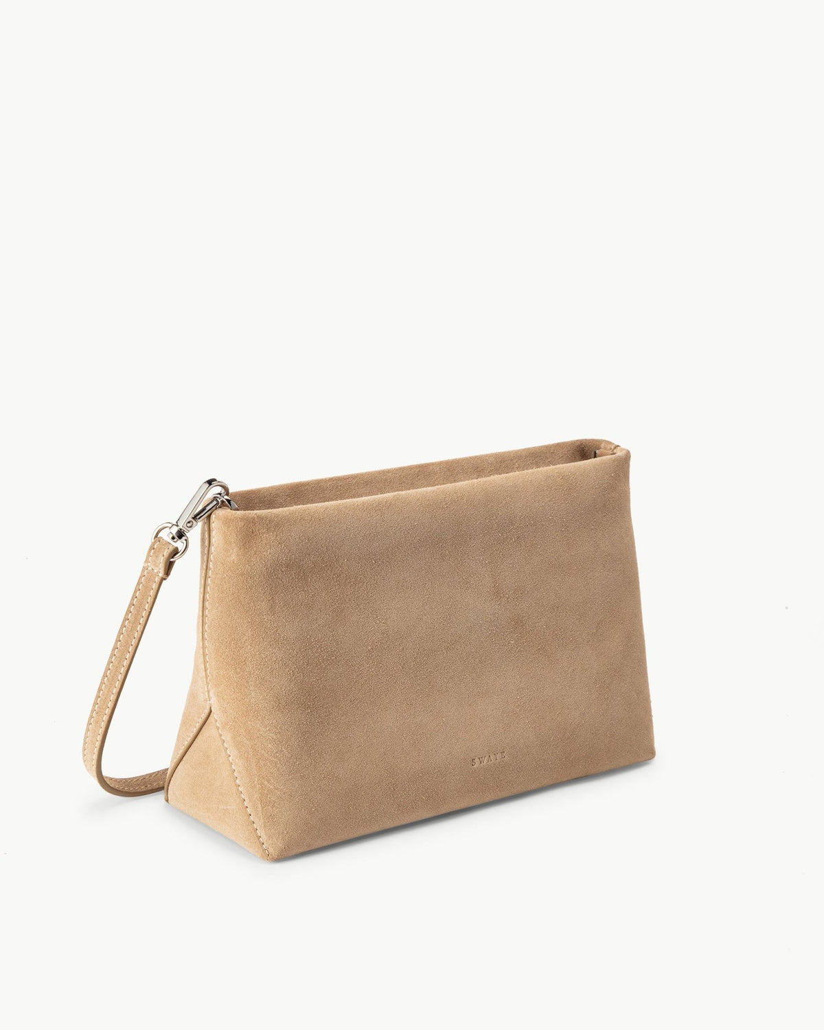 The Arden Crossbody in Sand Suede Leather – SWAYE