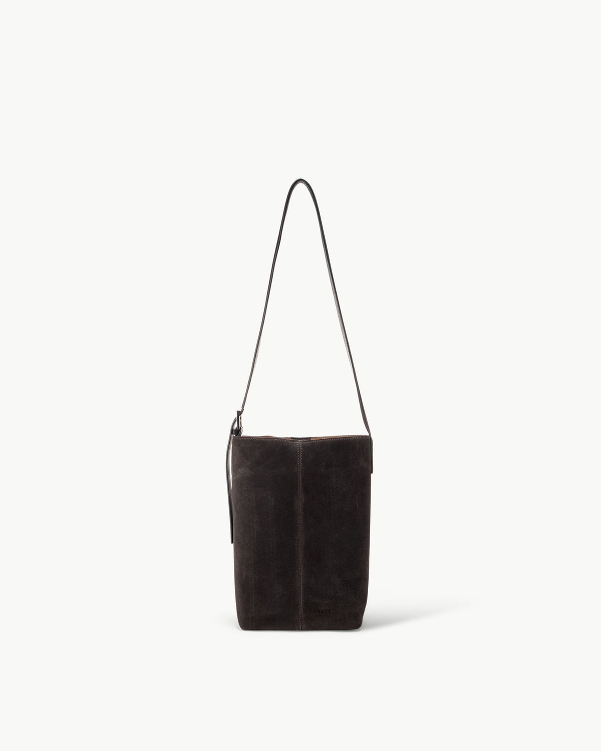 The Ines Bucket in Espresso Suede Leather – SWAYE