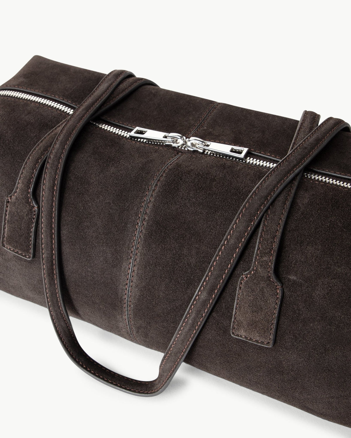 The Sylvie Shoulder in Espresso Suede Leather – SWAYE