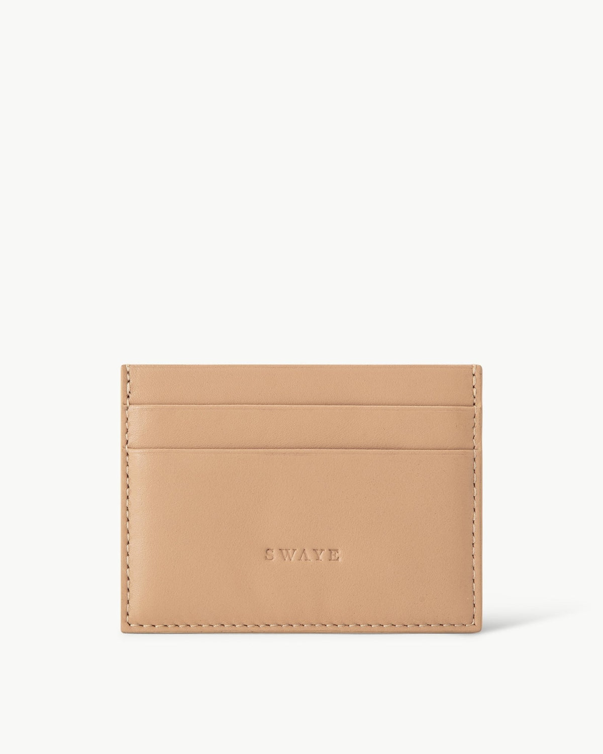 Swaye Card Sleeve in Cappuccino Textured Leather – SWAYE