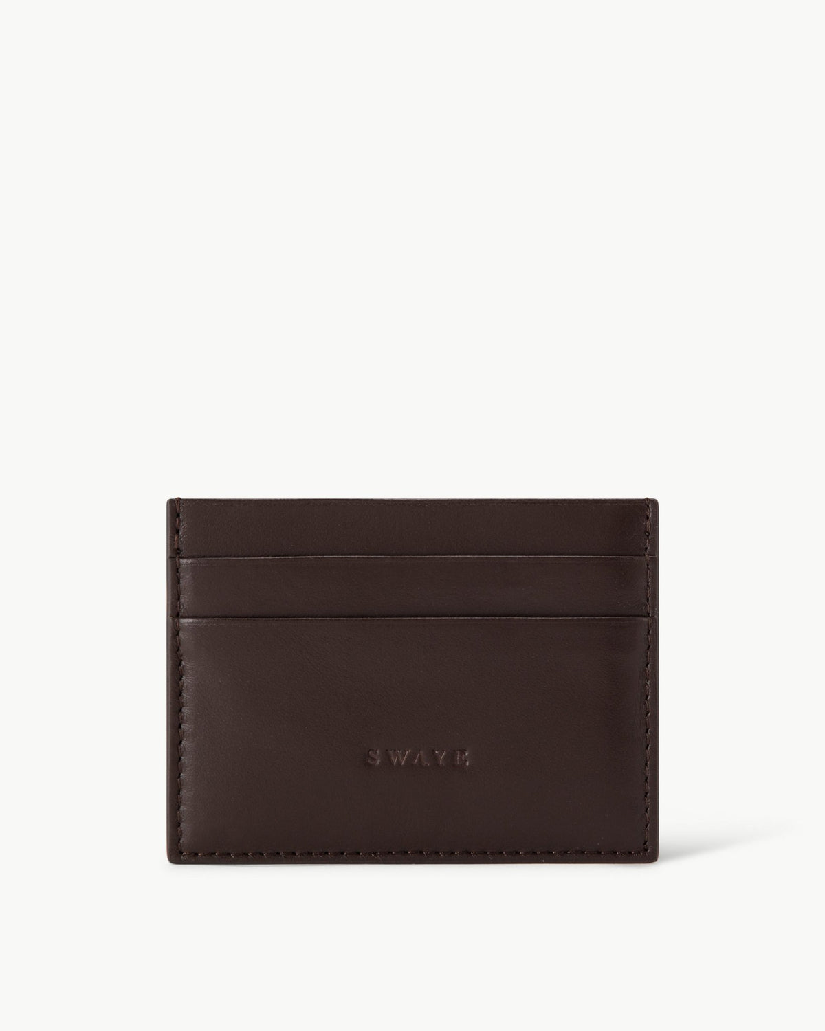 Swaye Card Sleeve in Tobacco Textured Leather – SWAYE