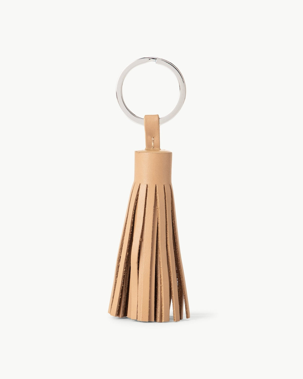 Swaye Key Ring in Cappuccino Textured Leather – SWAYE